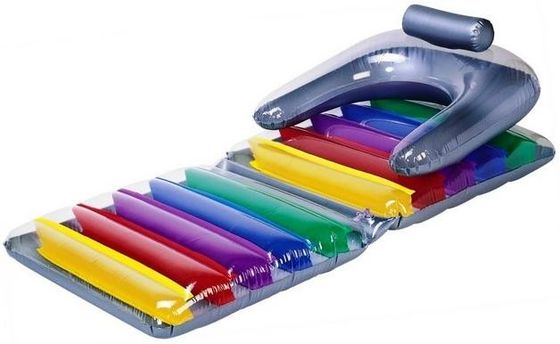OEM Self Inflatable Air Mattress , Folding Beach Lounge Chair