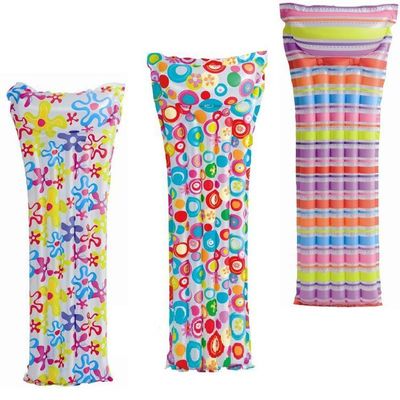 Double Inflatable Air Mattress Pvc Phthalate Free For Swimming Pool