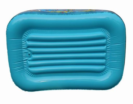 4-Ring Spare PVC Inflatable Swimming Pools With Marine Pattern Printing