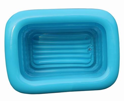 4-Ring Spare PVC Inflatable Swimming Pools With Marine Pattern Printing
