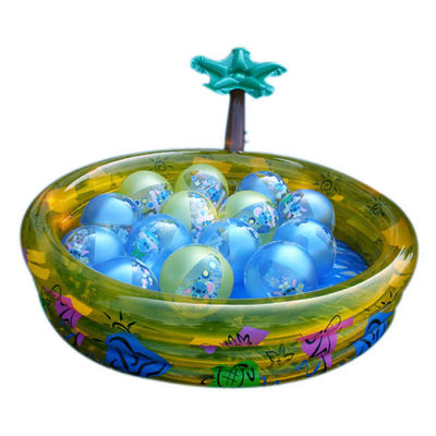 OEM PVC Inflatable Swimming Pools For Child , Inflated Tree Play Game Pool