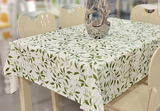 Custom Printed PVC Table Cloth Waterproof For Restaurant