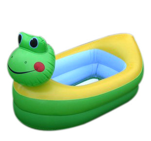 Elephant Pvc Inflatable Water Toys Blue Baby Bath For Promotion
