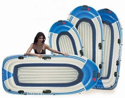 0.75mm Cool PVC Inflatable Boat , Plastic Ocean Sport Boats