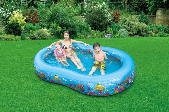 Double Deck PVC Inflatable Swimming Pools Comfortable For Adult