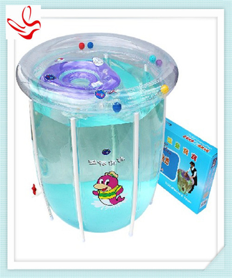 Clear Scaffolding PVC Inflatable Swimming Pools Small For Water Park