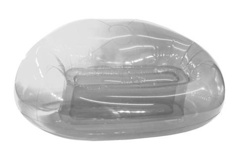 Children Inflatable Sofa Chair Plastic Temporary With Green Color