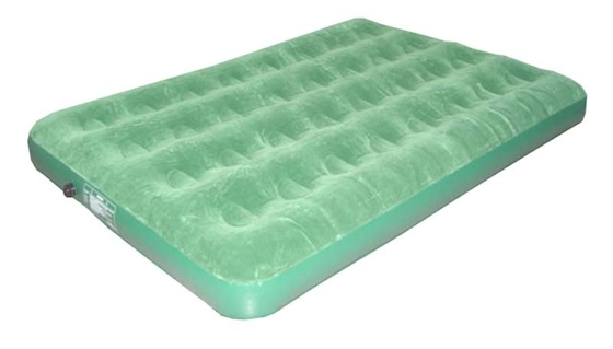 Colchão de congregação inflável verde das camas de ar para o quarto 76" x18”